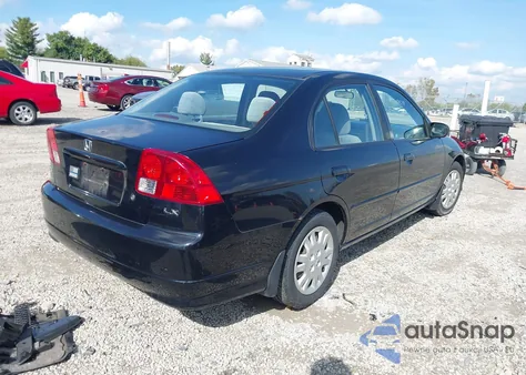 2005 Honda Civic Lx z USA, uszkodzony, nr VIN 2HGES16565H505988